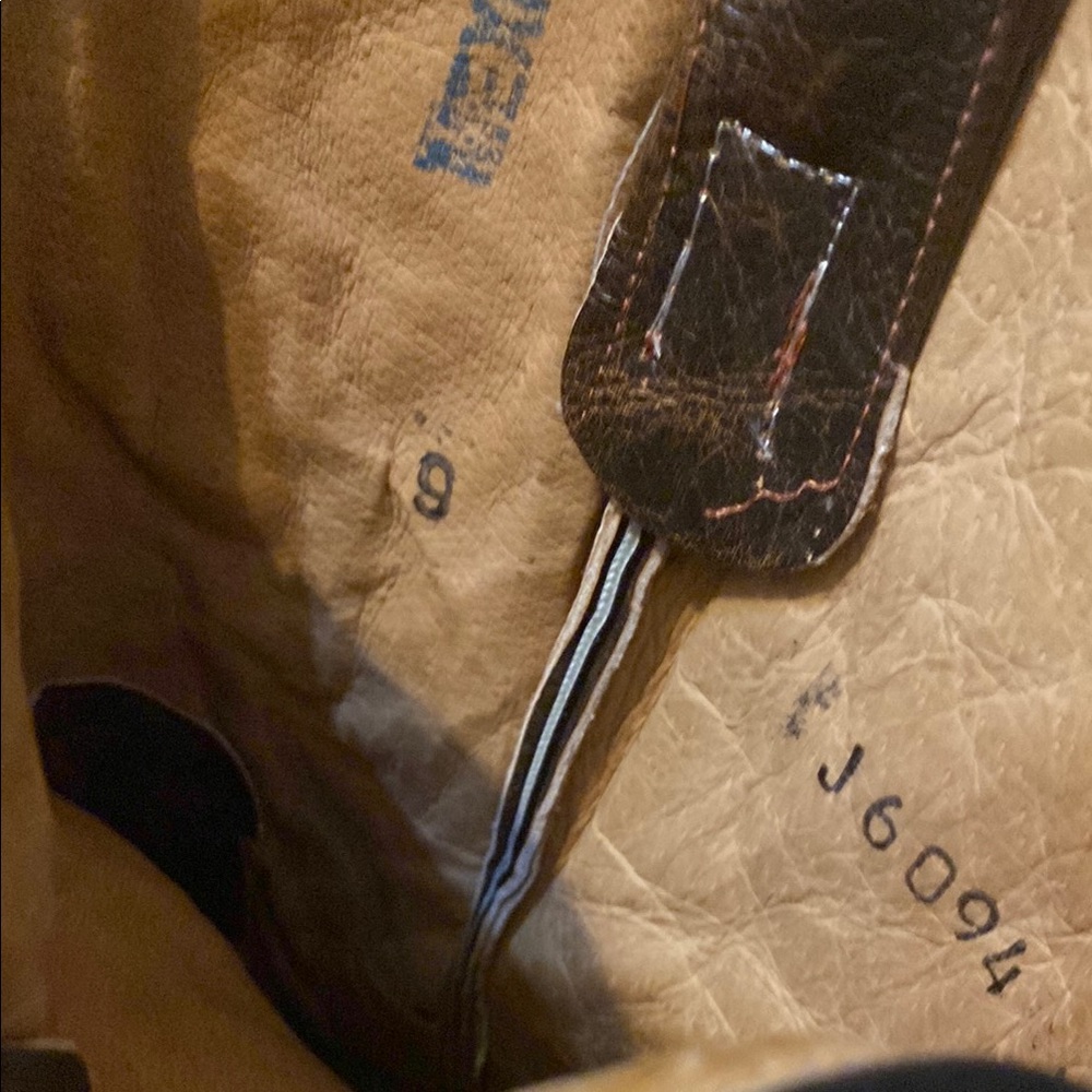 Brown Leather Cowboy Boots - Picture 9 of 9